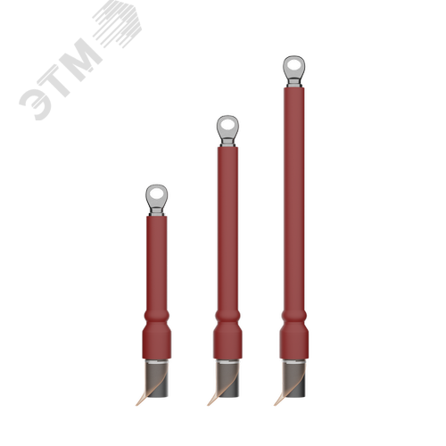 Муфта концевая HT2i-12/1x25-50L12 (1ПКВт-10-25-50) СПЭ изоляц., внутренней установки, без брони, с болт.нак. к-т на 3 фазы