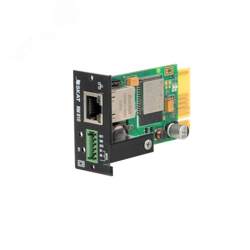SNMP-модуль NM810 для однофазных ИБП SKAT-UPS,    типоразмер 1, 1x10/ Mb/s, Wi-Fi, релейный выход