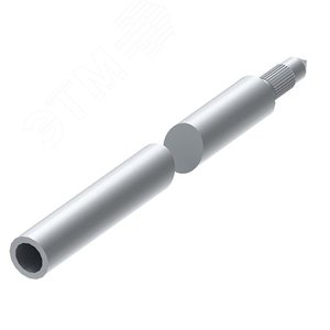Стержень заземления L-1500 с цапфой D16 quick, для организации заземления токоотводов системы молниезащиты/оборудования, горячеоцинкованная сталь