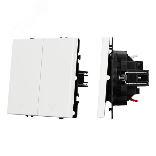 Механизм выключателя управления шторами SWT-NOBE-MKR2-SFPL-WH 230V, 10A, Белый, 1 пост