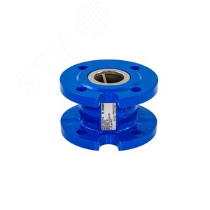 Клапан обратный NVD-402R PN16 DN 300 фланцевый пружинный с аксиальным затвором чугун GJL250