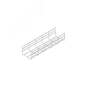 Проволочный лоток 100х400 L3000 мм