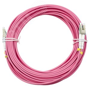 Патч-корд оптический duplex 20м LC-LC 50/125MM OM4 LSZH