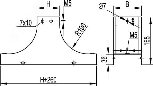 Трансформатор тока CT165 5000A, класс 0.5, 30ВА