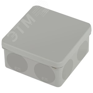 Коробка распаячнаяKOR-100-100-50-9g-2MP двухкомпонентная безгалогенная атмосферостойкая 100х100х50мм прямой монтаж