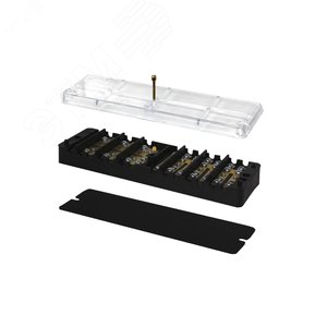 Коробка испытательная переходная КИП, черная крышка