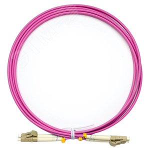 Патч-корд оптический duplex 2м LC-LC 50/125MM OM4 LSZH