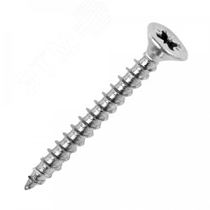 Саморез универсальный острый с потайной головкой 4,5х35 цинк