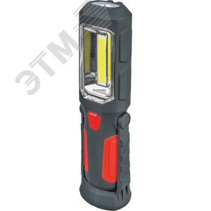 Фонарь светодиодный NPT-W06-3AA 0.5Вт LED+3Вт COB LED пластик