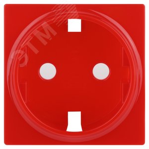 Накладка для розетки Серия 12 12-6301-23 на 12-2101, 12-2102, 14-2101, 14-2102 сменная, красный