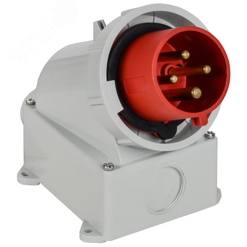 Вилка стационарная ССИ-5242 32А-6ч/380В 3P+PE IP67 IEK