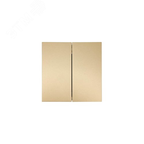 ZIMA Выключатель 2-кл., 10 А, механизм золото Lezard 704-3688-101QC