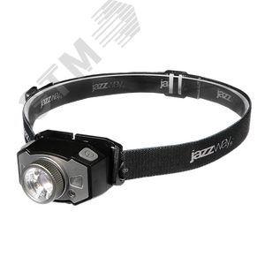Фонарь налобный 5Вт LED + 2 x RED SMD ABS-пластик алюминий нейлон 5 режимов работы управление жестами дальность до 100м заряд microUSB в комплекте IP54