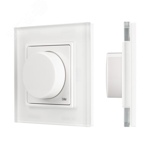 Панель SMART-P10-DIM-G-SUB 3V, Rotary, 2.4G ART, IP20 пластик, 5 лет