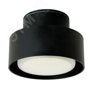 Светильник ДПО-12w GX53 без лампы IP44 черный
