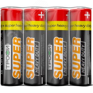 Батарейка Трофи R6-4S SUPER HEAVY DUTY Zinc (60/1200/28800)