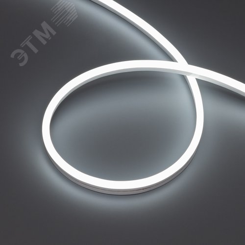 Лента светодиодная герметичная HALO-SIDE-A160-06x13mm 24V White6000 (10 W/m, IP67, 5m, wire x1) (ARL, 160 LED/m)