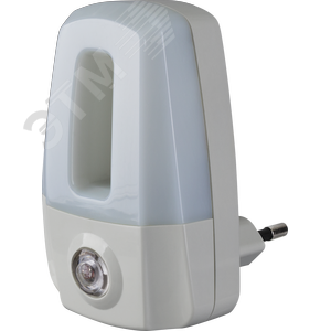 Ночник светодиодный 0.5w LED NNL-SNR02-WH фотореле белый