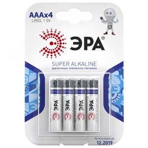 Батарейка LR03-4BL (120/960/38400)