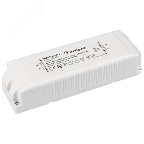 Блок питания ARJ-KE86700 (60W, 700mA, PFC) ( IP20 Пластик, 5 лет)