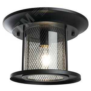 Светильник НПУ-60w Е27 IP44 черный