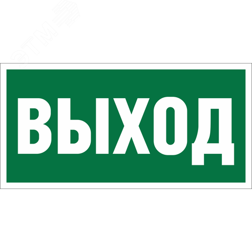 Знак безопасности NPU-1510.E22''Выход''