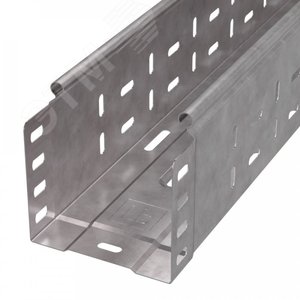 Лоток перфорированный Стандарт INOX (AISI 409) 100х100х3000 (0,7 мм) (6 м/уп)