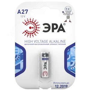 Батарейка A27-1BL SUPER Alkaline (40/160/19200)