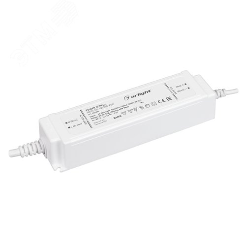 Блок питания ARPJ-SP-421050-PFC (60W, 29-57V, 1.05A) ( IP67 Пластик, 5 лет)