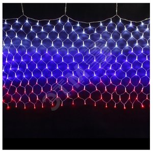 Гирлянда-сетка Триколор 150х90см, 240 LED, IP20, NTLD240-RT