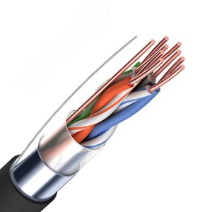 Витая пара PRO FTP 4-CAT5e OUT 305 м, черный