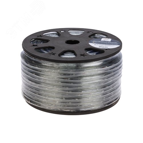 Дюралайт LED, свечение с динамикой 3W - синий, 24 LED/м, 100 м