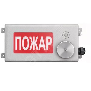 Оповещатель взрывозащищенный световое табло       малогабаритное ТСВ-Exm-Н-Прометей-МИНИ, ''Пожар'',К/Б, 12-36В