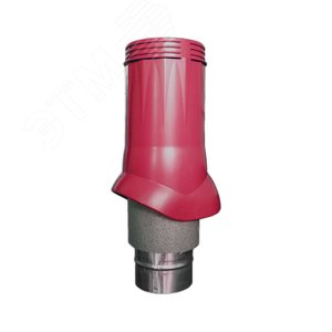 Выход вентиляционный пластиковый изолированный D125/160, цвет Crimson