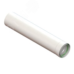 Удлинение d 80/100 мм L 500 мм утепленное (алюминий)