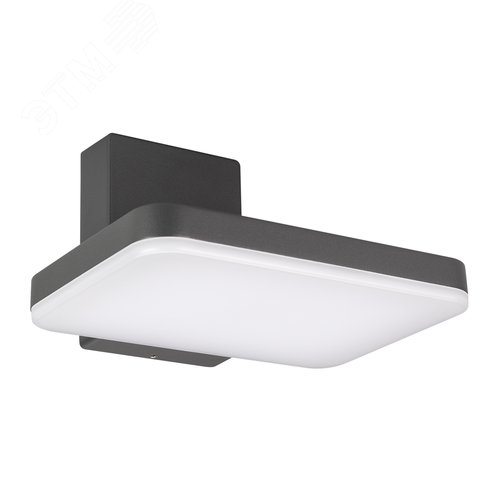 Светильник LGD-TENT-WALL-9W Warm3000 (GR, 110 deg, 230 В) (ARL, IP65 Металл, 3 года)