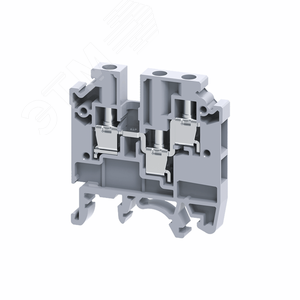 Клемма с тремя конт. 2,5 кв.мм винтовая OptiClip СMC-2,5-TRIPLET-(0,2-4)-I-серый