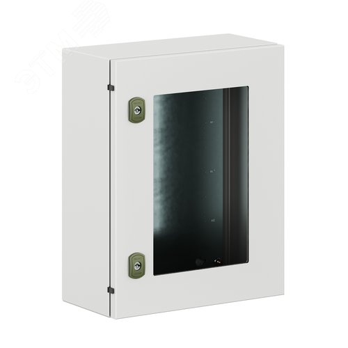 Корпус навесной уличный ST Outdoor с М/П с прозрачной дверью ВxШxГ 500x400x200 мм, IP66