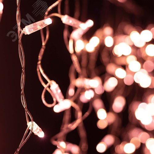 Гирлянда светодиодная декоративная ARD-EDGE-CLASSIC-2400x600-CLEAR-88LED-STD Rose Gold 230V, 6W ARDCL, IP65