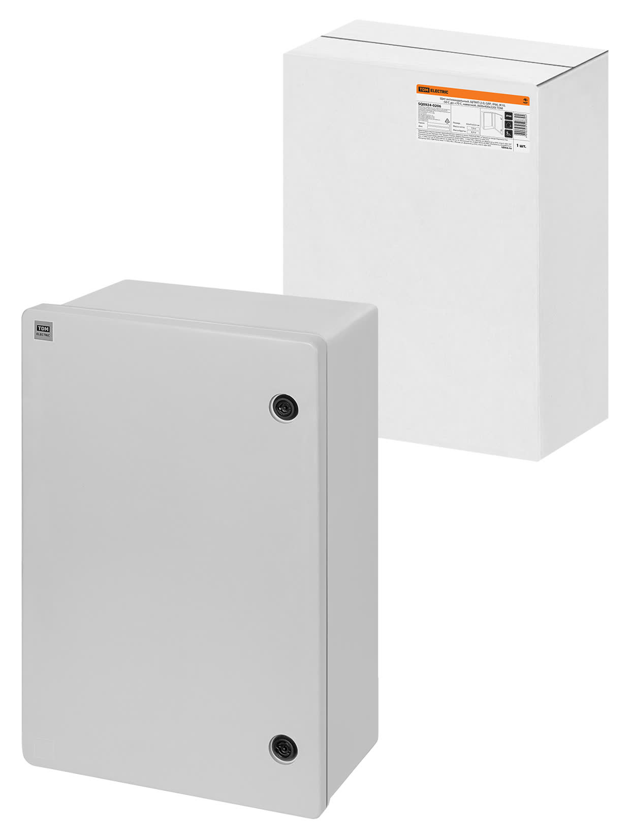 Щит антивандальный, ЩПМП-2-0, GRP, IP66, IK10, -50 С до +70 С, навесной, (600х400х220) TDM