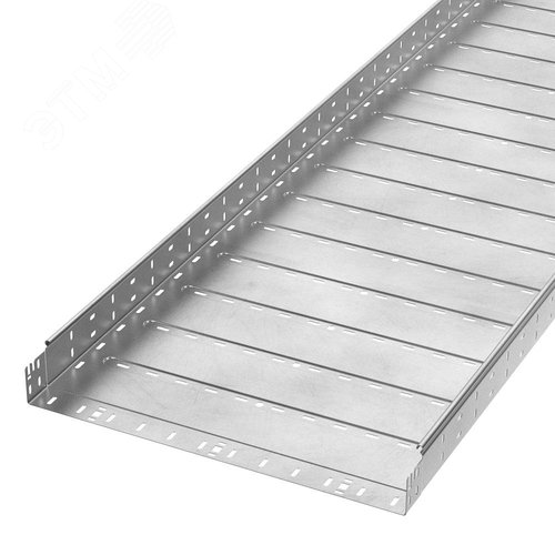 Лоток перфорированный Профи INOX (AISI 304) 600х80x6000 (1,2 мм) (12 м/уп)