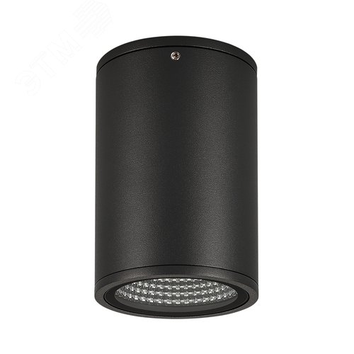 Светильник LGD-FORMA-SURFACE-R90-12W Warm3000 (BK, 44 deg, 230 В) (IP54 Металл, 3 года)