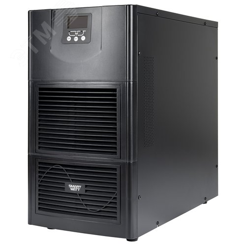 Источник бесперебойного питания SMARTWATT UPS POWERSHELL 3310, 3Ф, онлайн, мощность 10 000/8 000 ВА/Вт, напольный, LCD дисплей, клемная колодка, подключение внешних АКБ