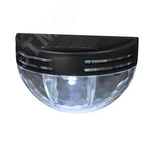 Cветильник настенный USL-F-251/PM050 SHINY на солнечной батарее. 1 светодиод. Белый свет. 1хААA Ni-Mh аккумулятор в/к. IP44.
