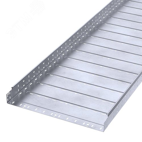 Лоток перфорированный Профи INOX (AISI 316) 600х80x6000 (1,0 мм) (12 м/уп)
