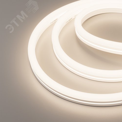 Лента светодиодная 11Вт/м 230В 3500К IP65         MOONLIGHT-SIDE-X336-12x24mm 50м герметичная       грибовидная форма