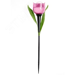 Светильник светодиодный садовый на солнечной батарее СОЛАР USL-C-451/PT305 PINK TULIP