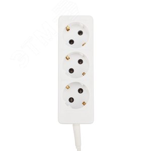 Удлинитель PROconnect 3 гнезда, 10 м, 3х0.75 мм, с/з, белый