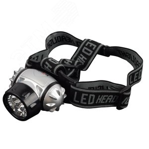 Фонарь светодиодный NPT-H04-3AAA 7LED налобный пластик