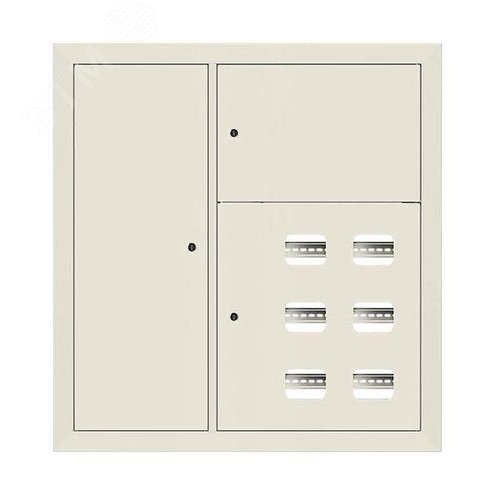 Щит этажный 6 кв. слаботочка слева RAL9002 (1000х950х150) EKF PROxima